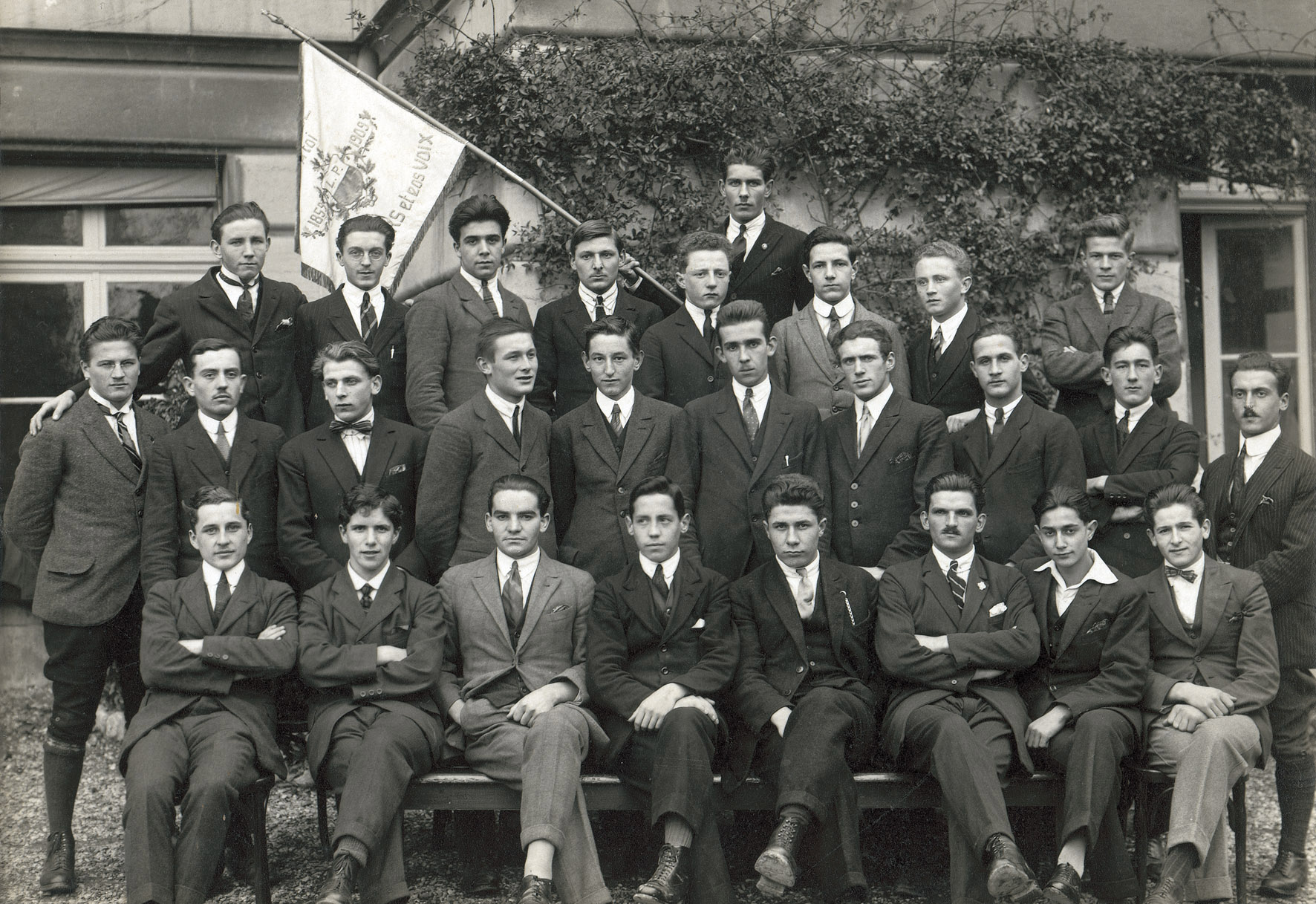 1924 - La Lyre, chœur de l’école normale des garçons 