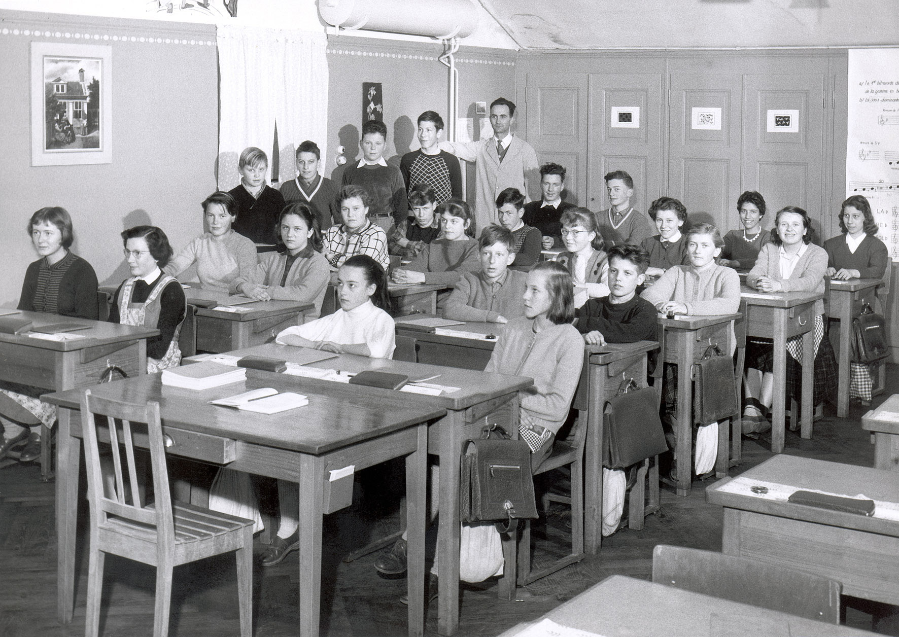 photo de la classe de primaire supérieure de Blonay et St-Légier