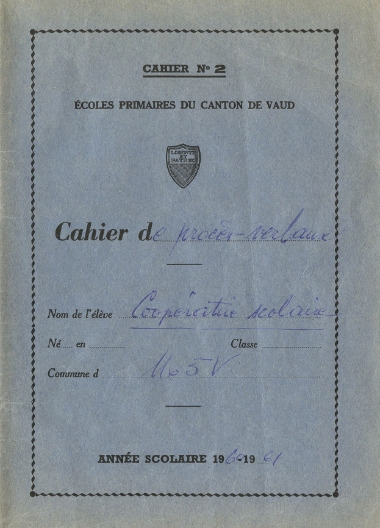 Cahier de procès-verbaux - classe Gardel - 1960