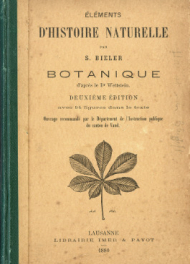 Botanique - éléments d'histoire naturelle
