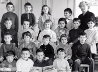 Photo de classe enfantine, école de Villamont-Dessus à Lausanne