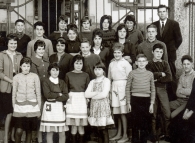 Photo de la classe de primaire supérieure de Granges-Marnand.