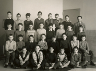 1958-1959 - Lausanne, collège de La Sallaz, classe primaire 4P ou 6e Harmos