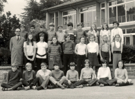 1971-1972 - Lausanne, collège de La Sallaz, classe de 5ème année primaire ou 7e Harmos